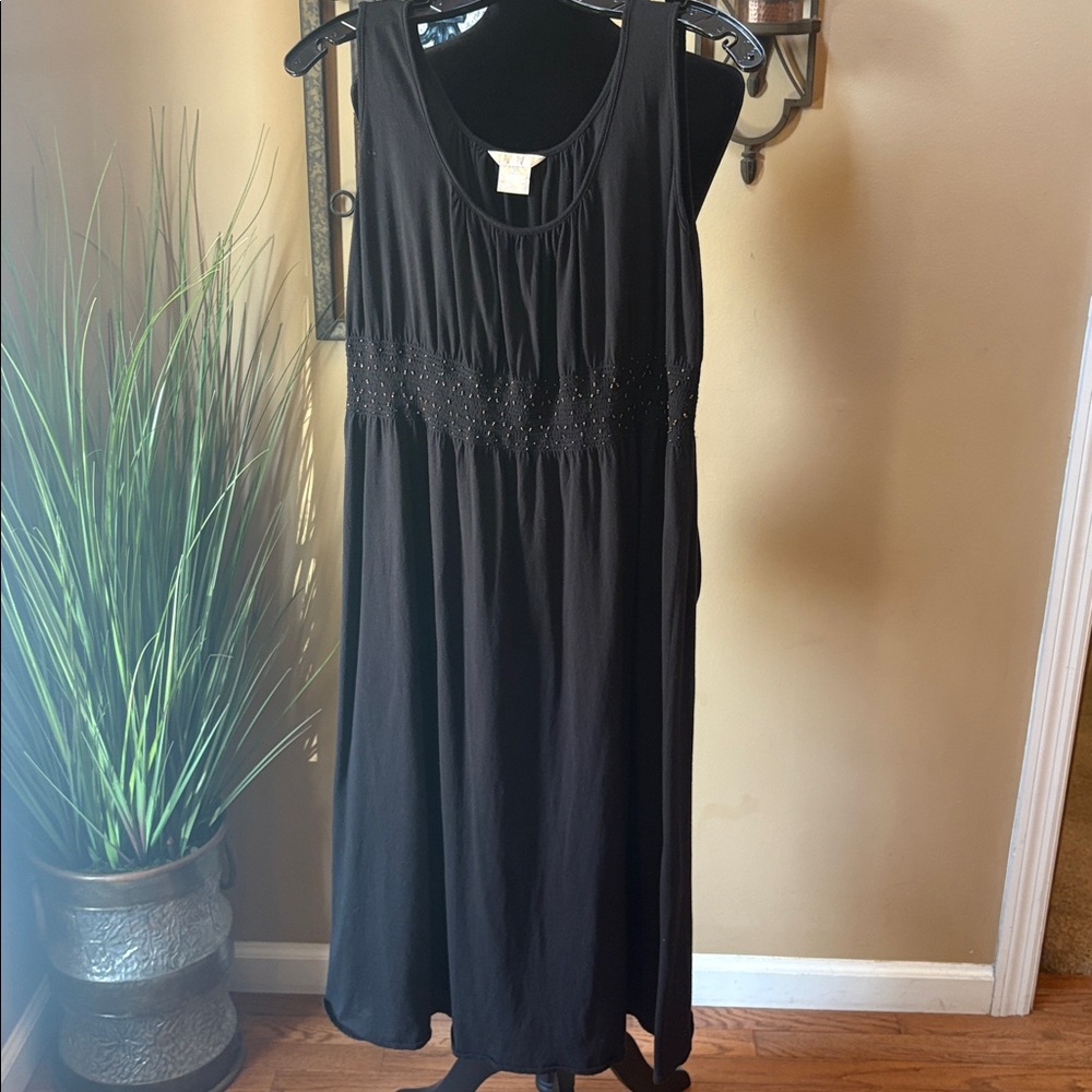 Michael Kors Black Sleeveless Embellished Women’s Dress